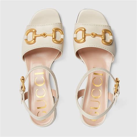 gucci white sandals womens|white gucci sandals women's.